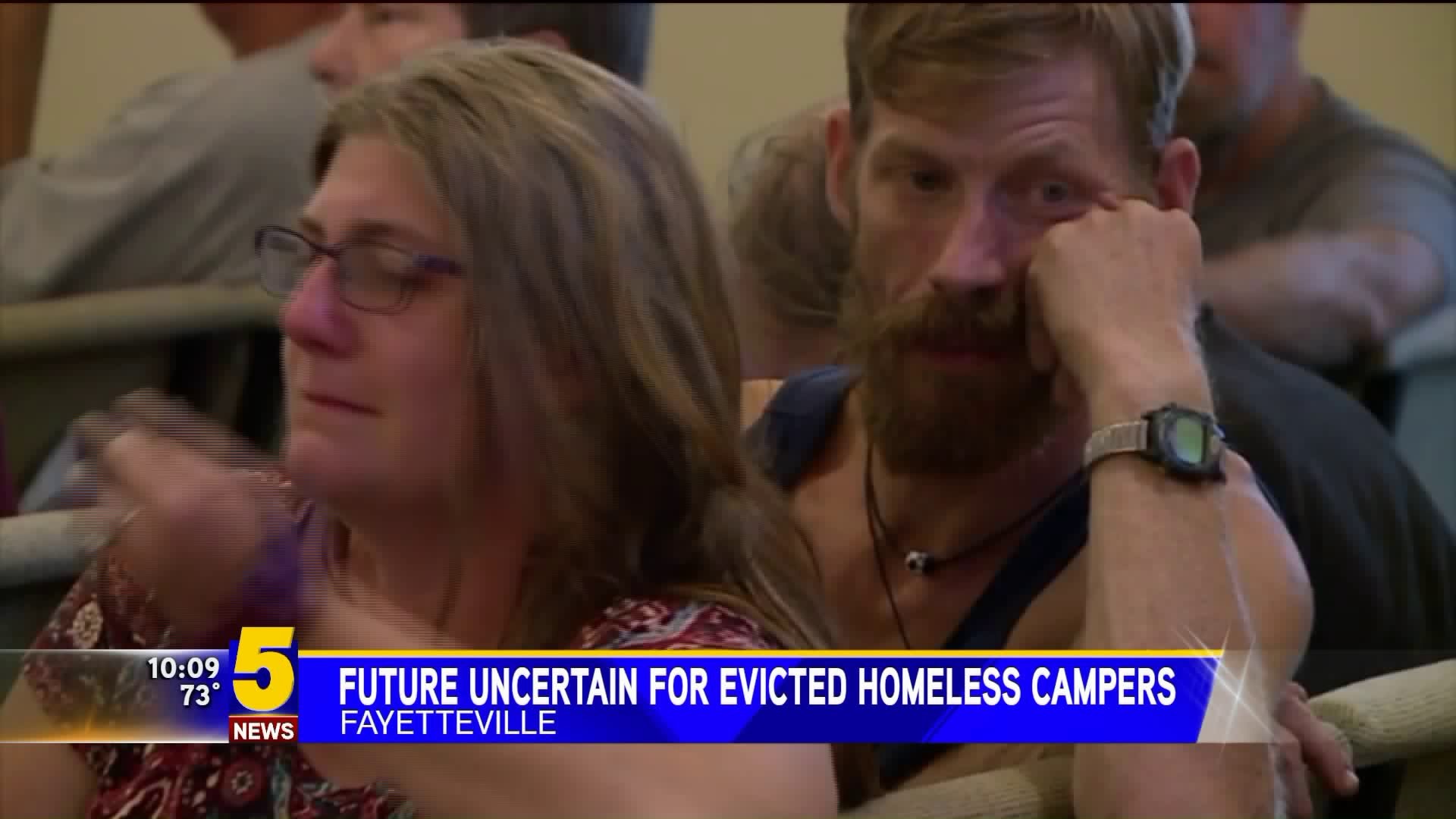 Future Unceartin For Evicted Homeless Campers