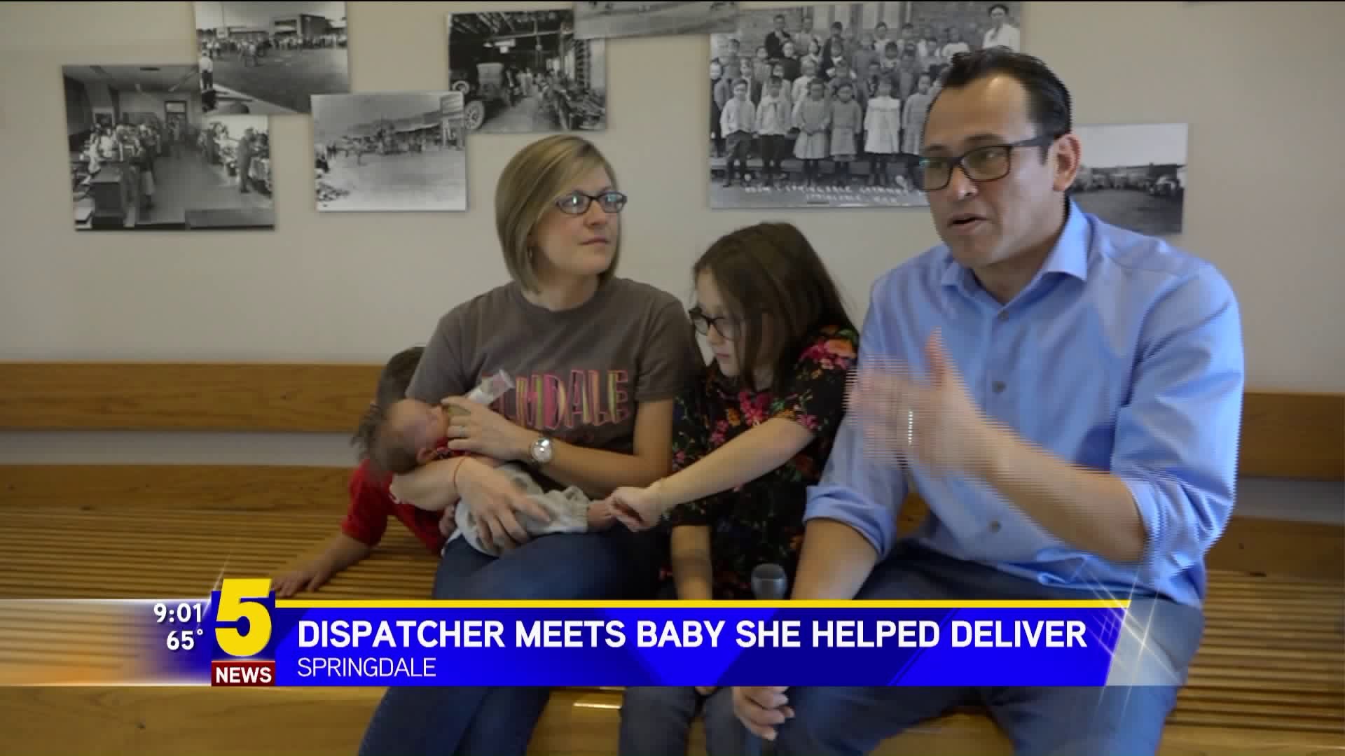 Dispatcher Meets Baby She Helped Deliver