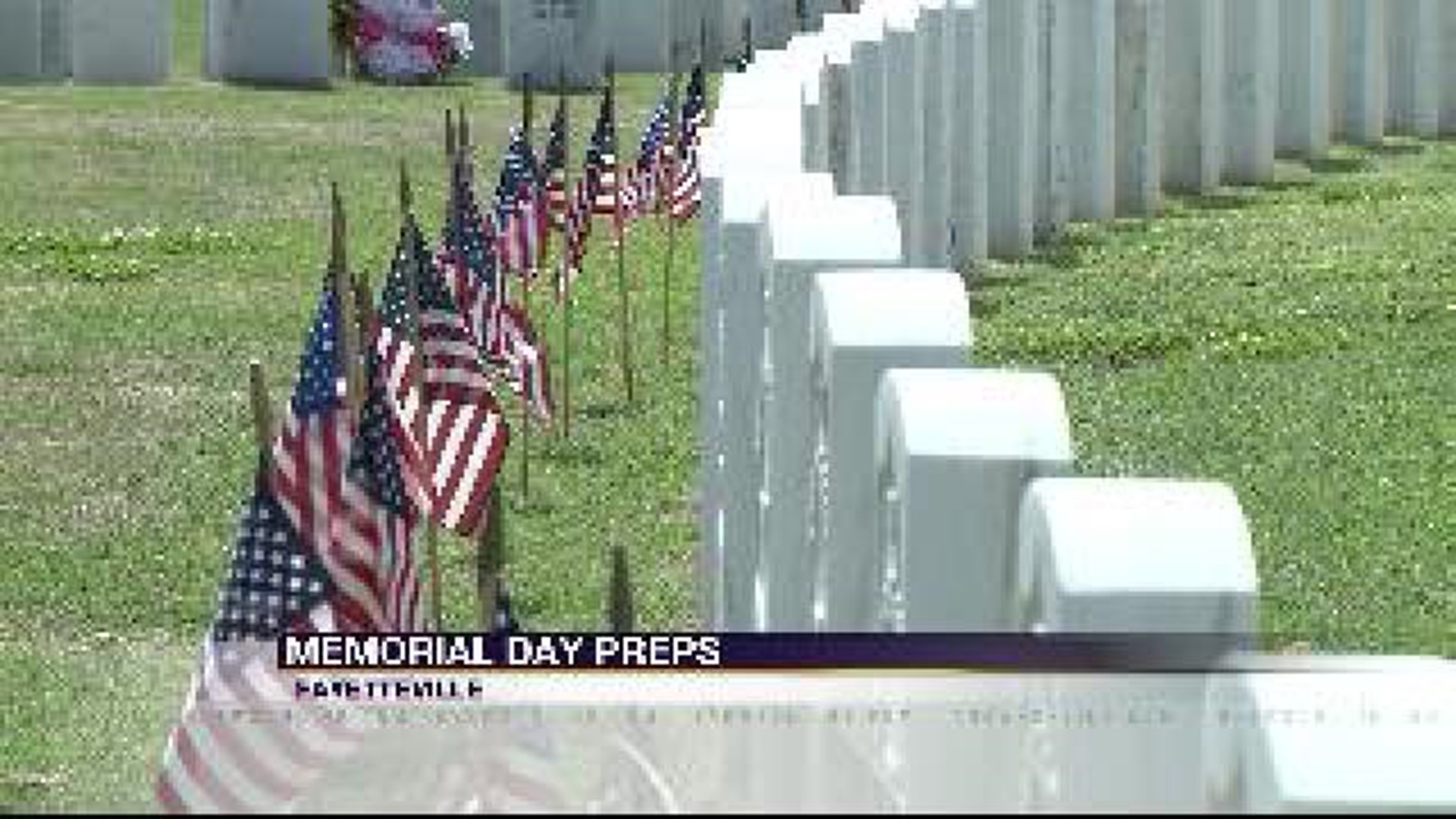 Fayetteville National Cemetery Preps for Memorial Day