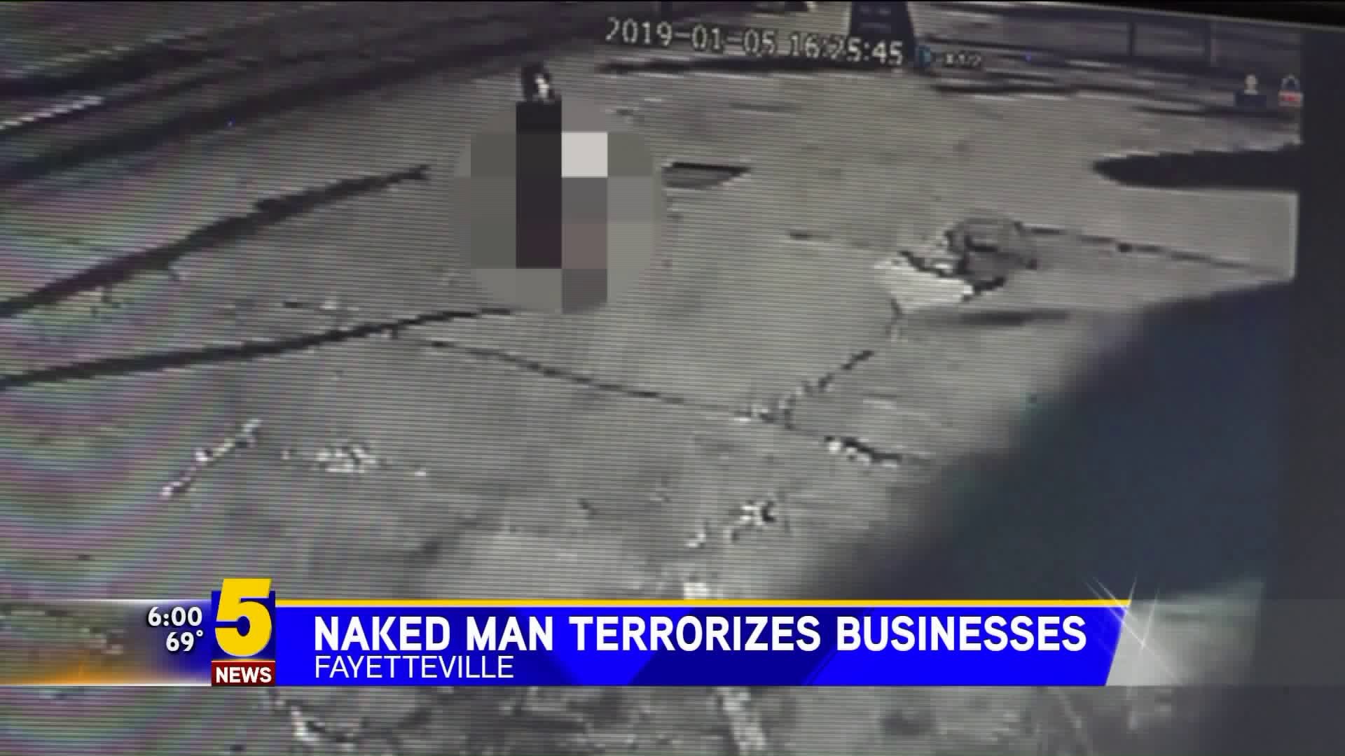 Police: Nude Fayetteville Man Terrorized Residents 