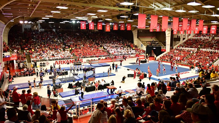 Gymbacks upset #8 LSU in front of sold out crowd