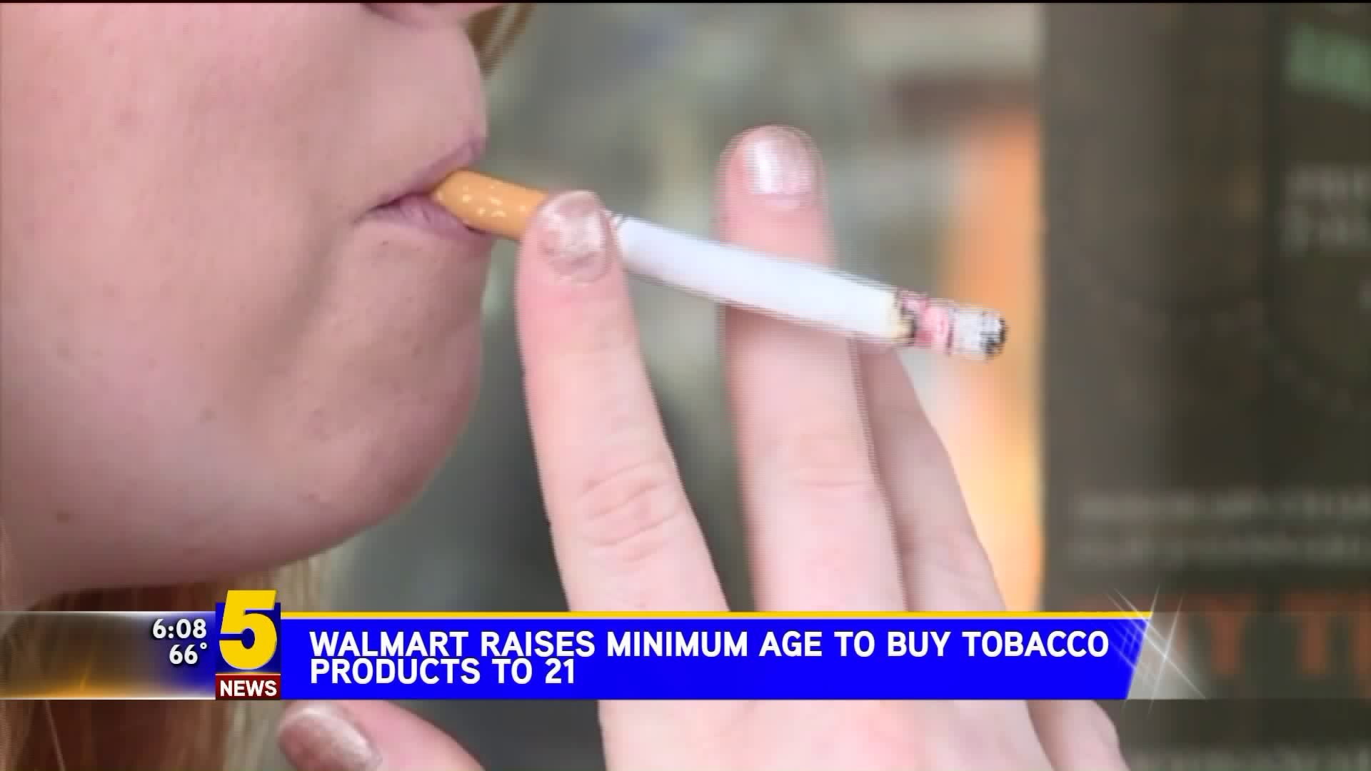 Walmart Raises Minimum Age To Buy Tobacco Products To 21