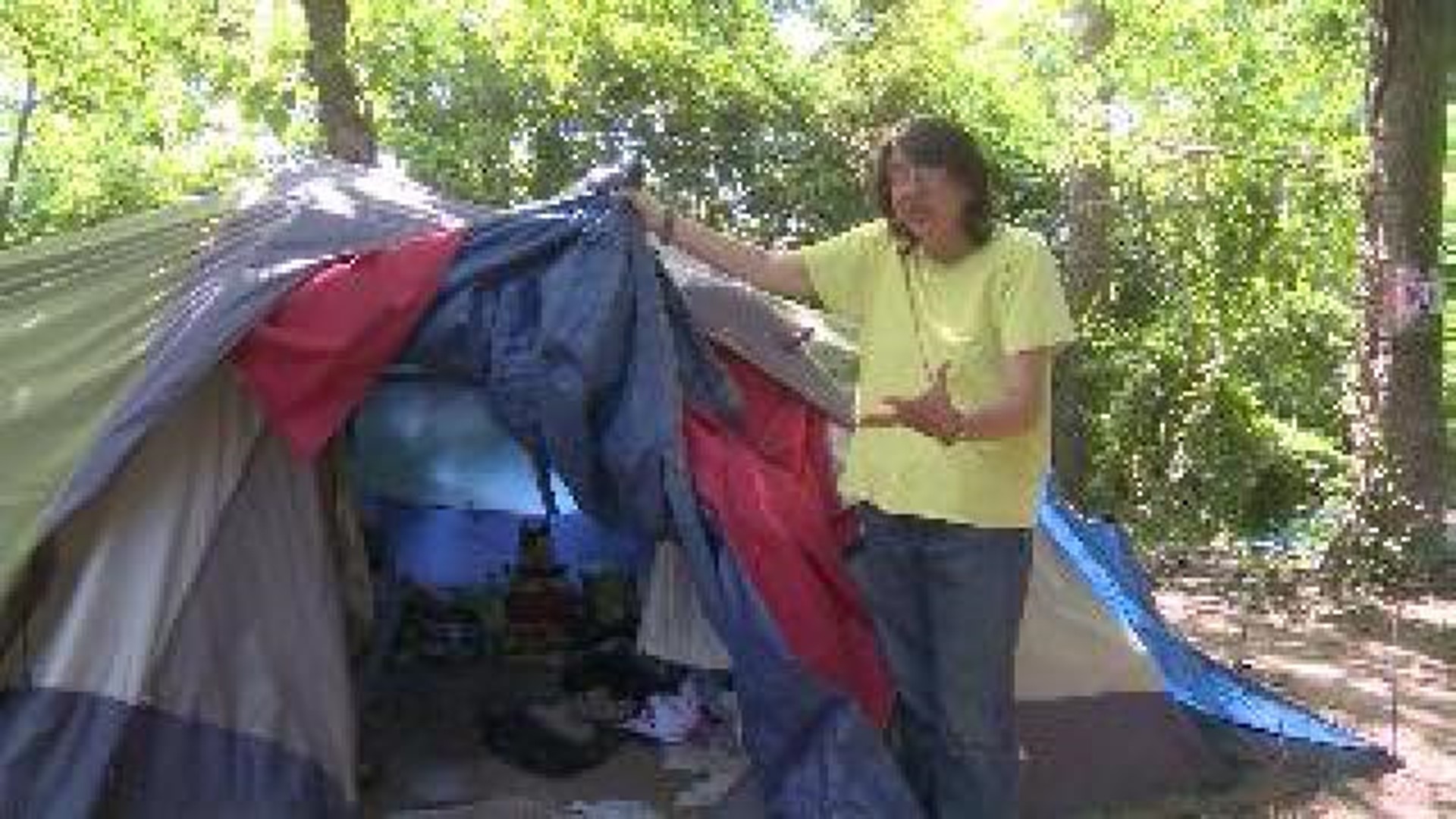 Homeless told to move camp