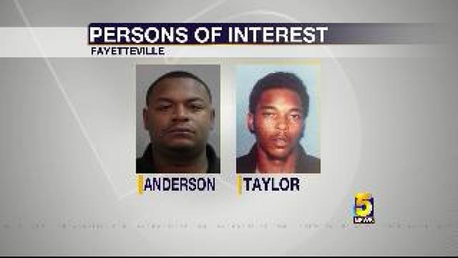 Police Looking For Two Persons Of Interest In Shooting