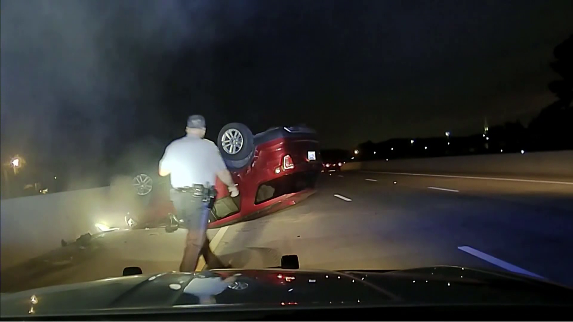 A woman has filed a lawsuit against an Arkansas trooper who flipped her car during a traffic stop.