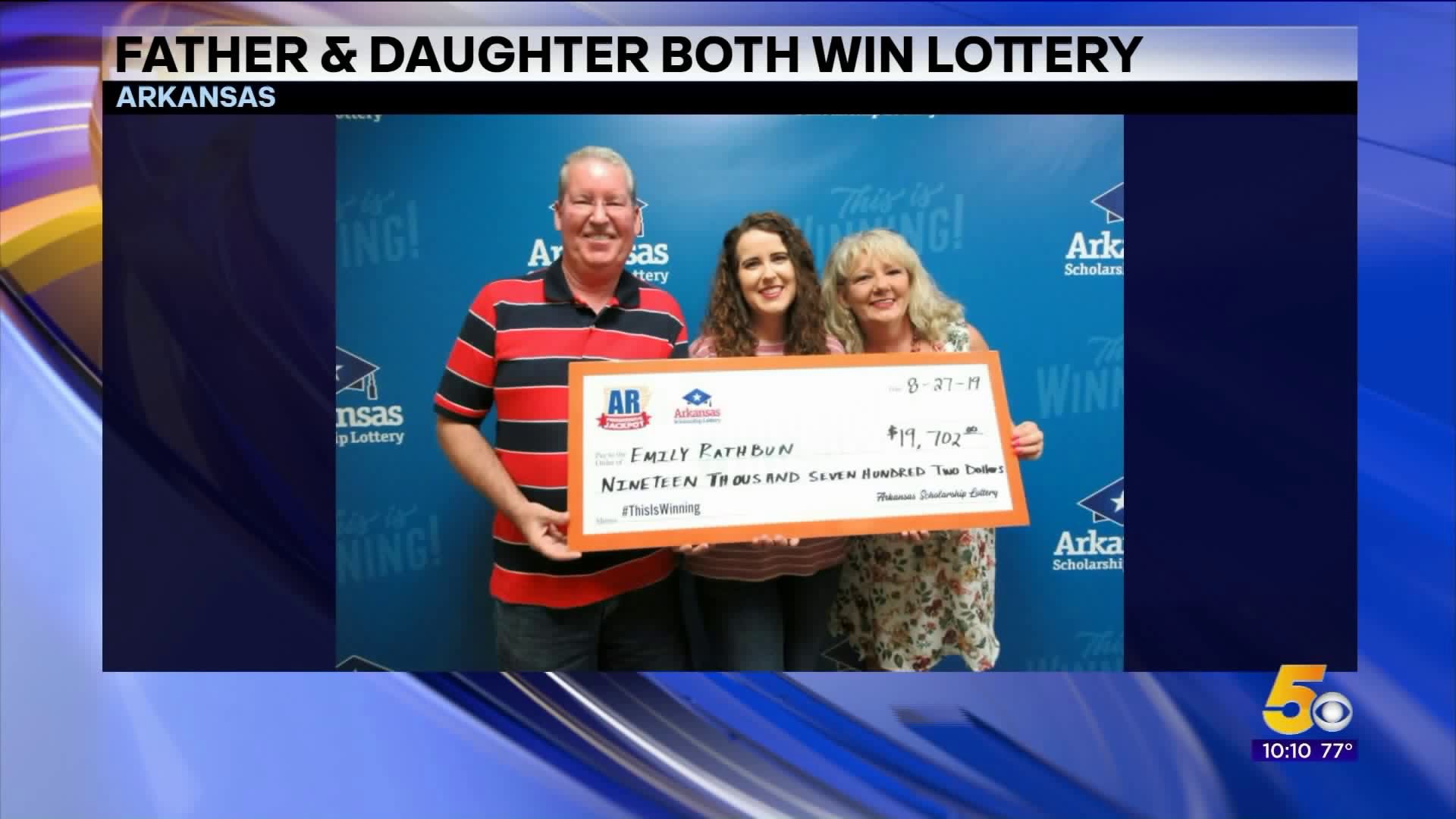 Arkansas Father And Daughter Win Lottery Two Months Apart From Each other