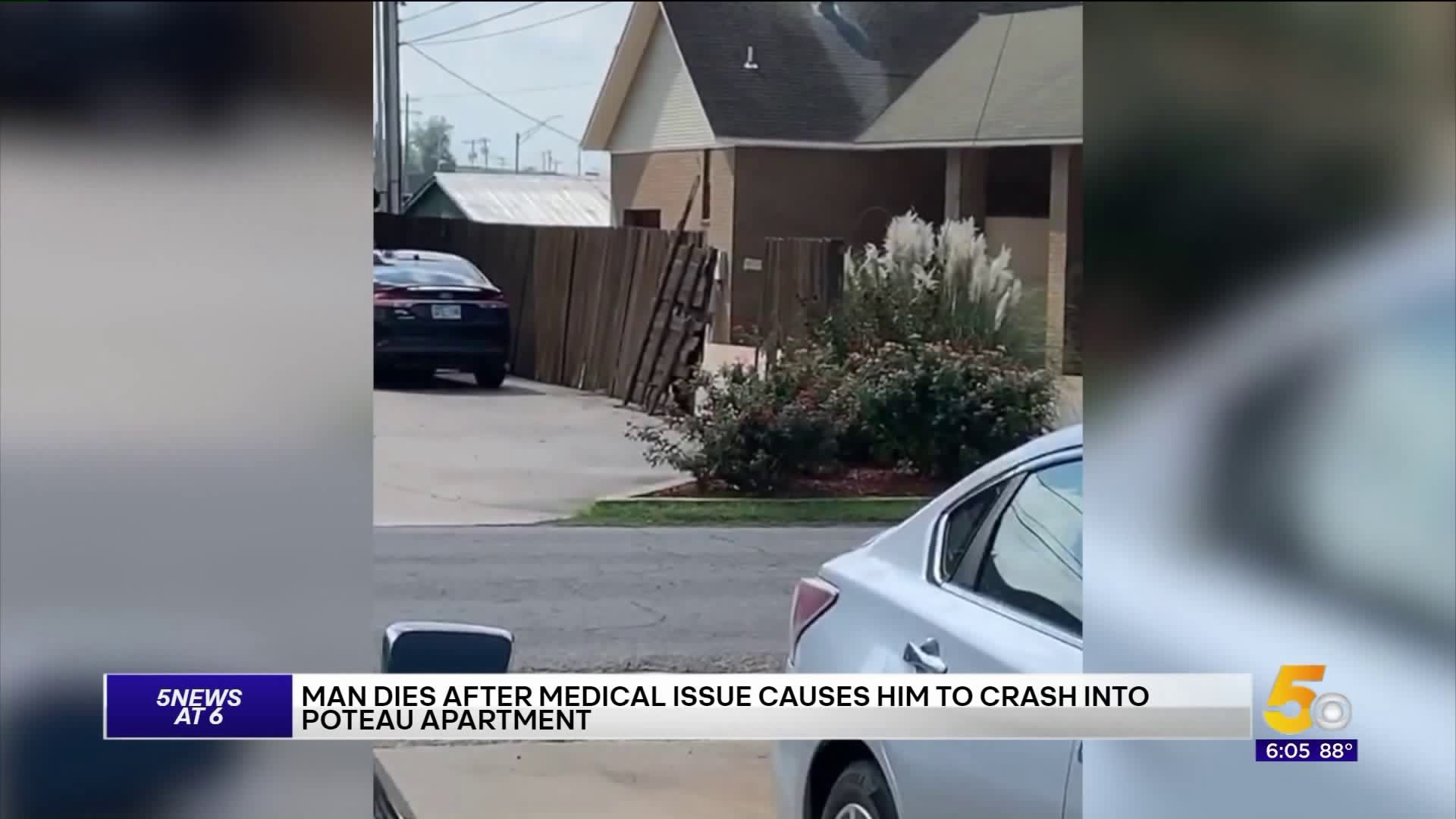 Man Dies After Medical Episode Causes Him To Crash Into Apartment In Poteau
