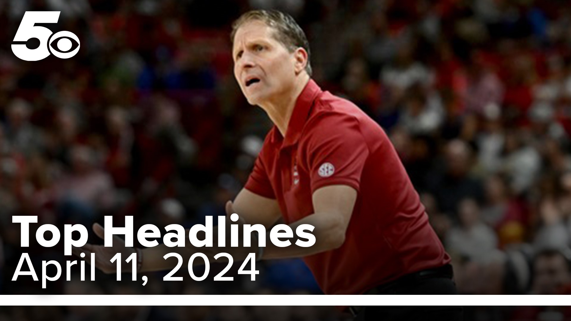 Here's everything you need to know about Arkansas' new basketball head coach on your 5NEWS Top Headlines.