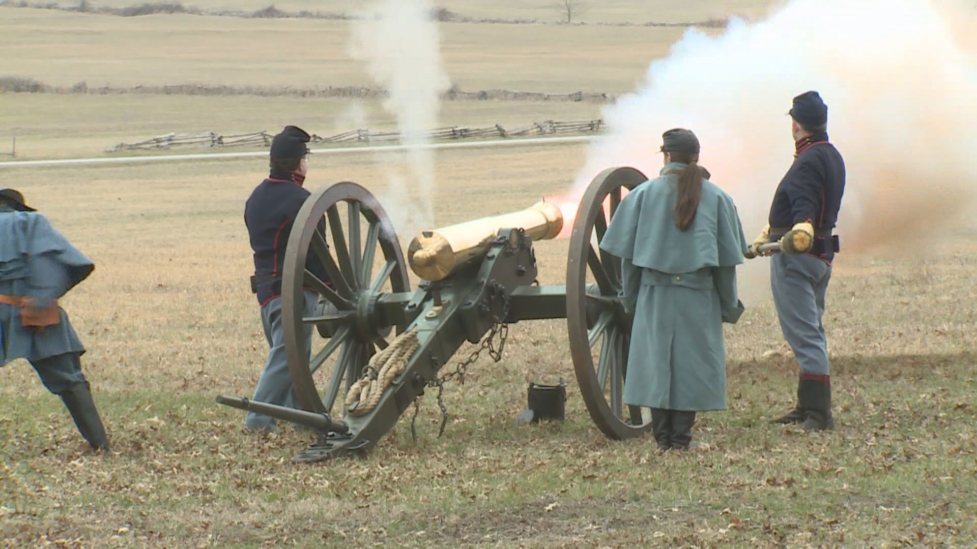 On March 8 the park hosted reenactments and demonstrations for the 163rd anniversary of the Battle of Pea Ridge.