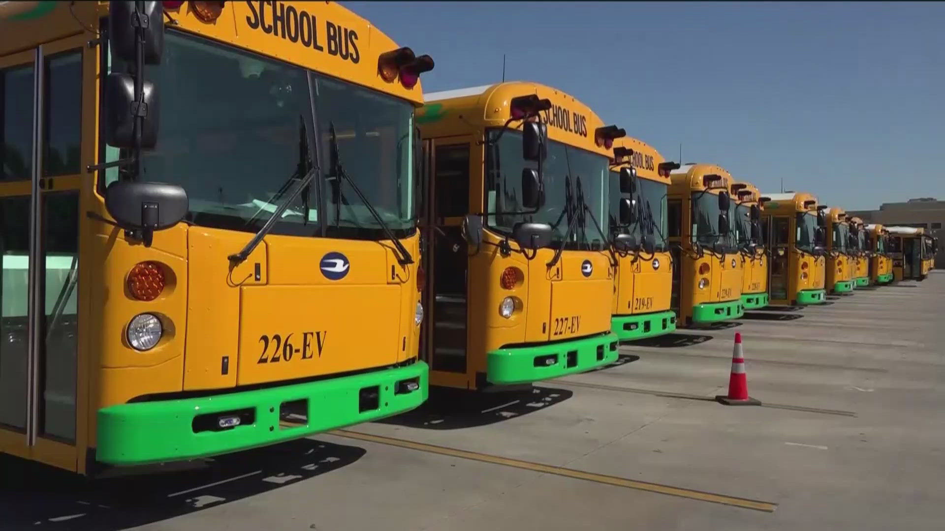 The EPA announced last month that three Arkansas school districts received grants to purchase 35 electric school buses.