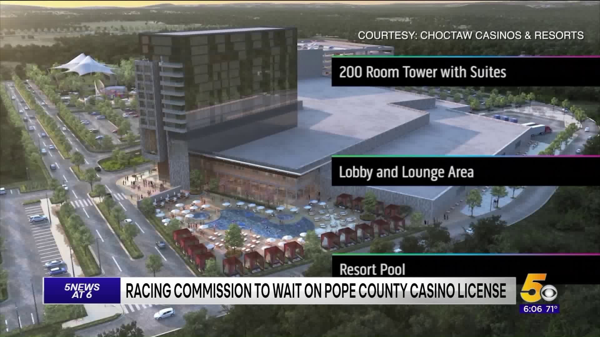 Racing Commission To Wait On Pope County Casino License