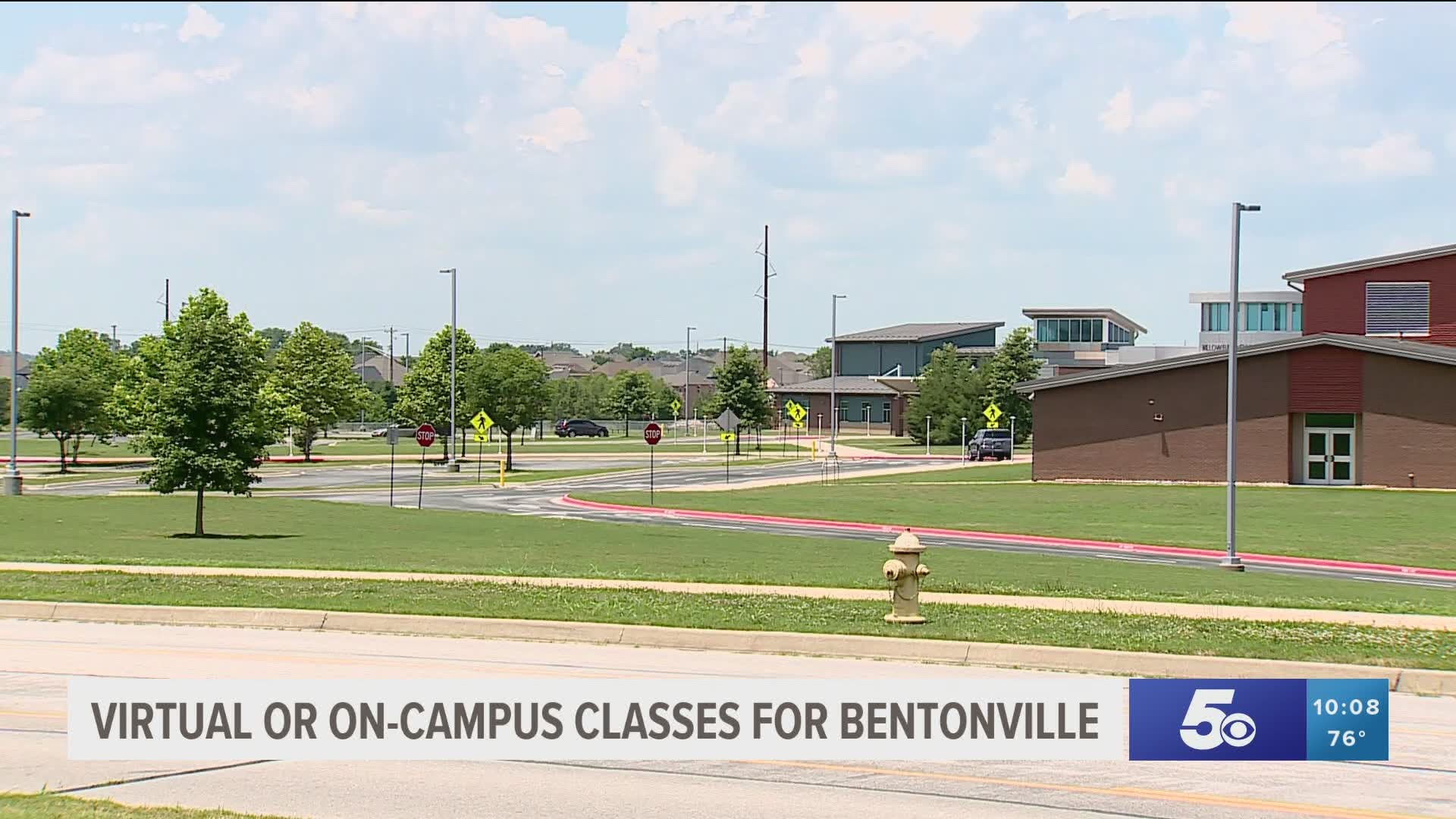 Parents to decide on virtual or in-person classes for Bentonville students