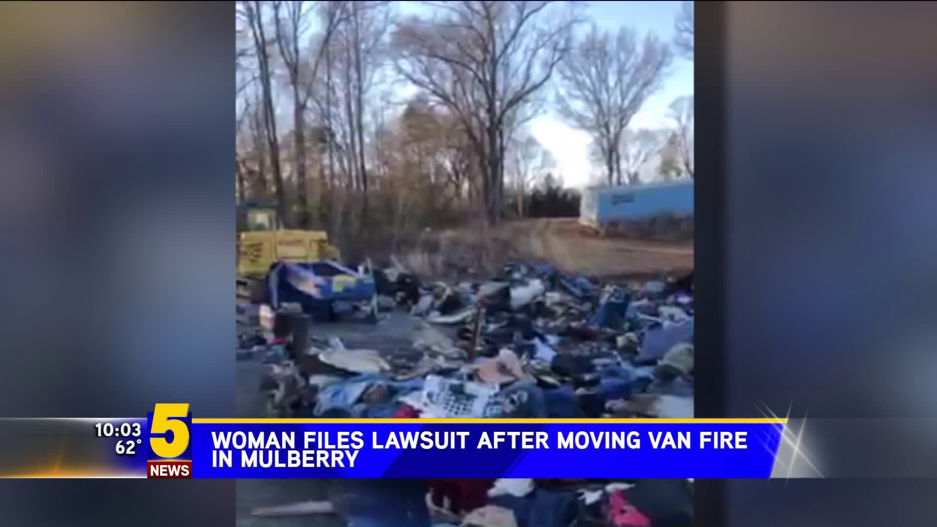 Woman Files Lawsuit After Moving Van Fire In Mulberry