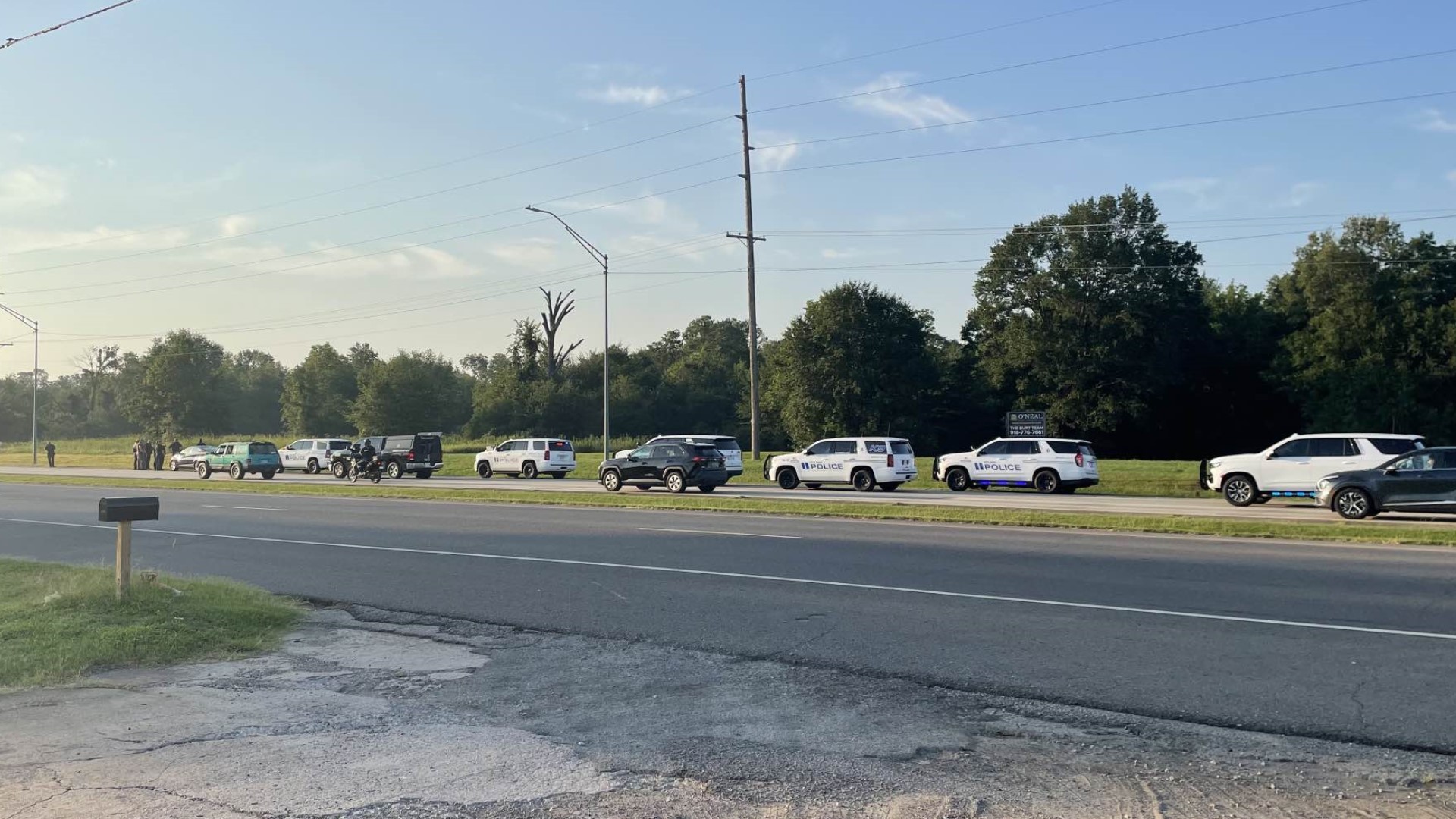 On Saturday, July 29, at around 4 a.m. a Roland Police Department (RFD) officer pulled over on Ray Fine Boulevard after seeing a blue vehicle on the side of the road