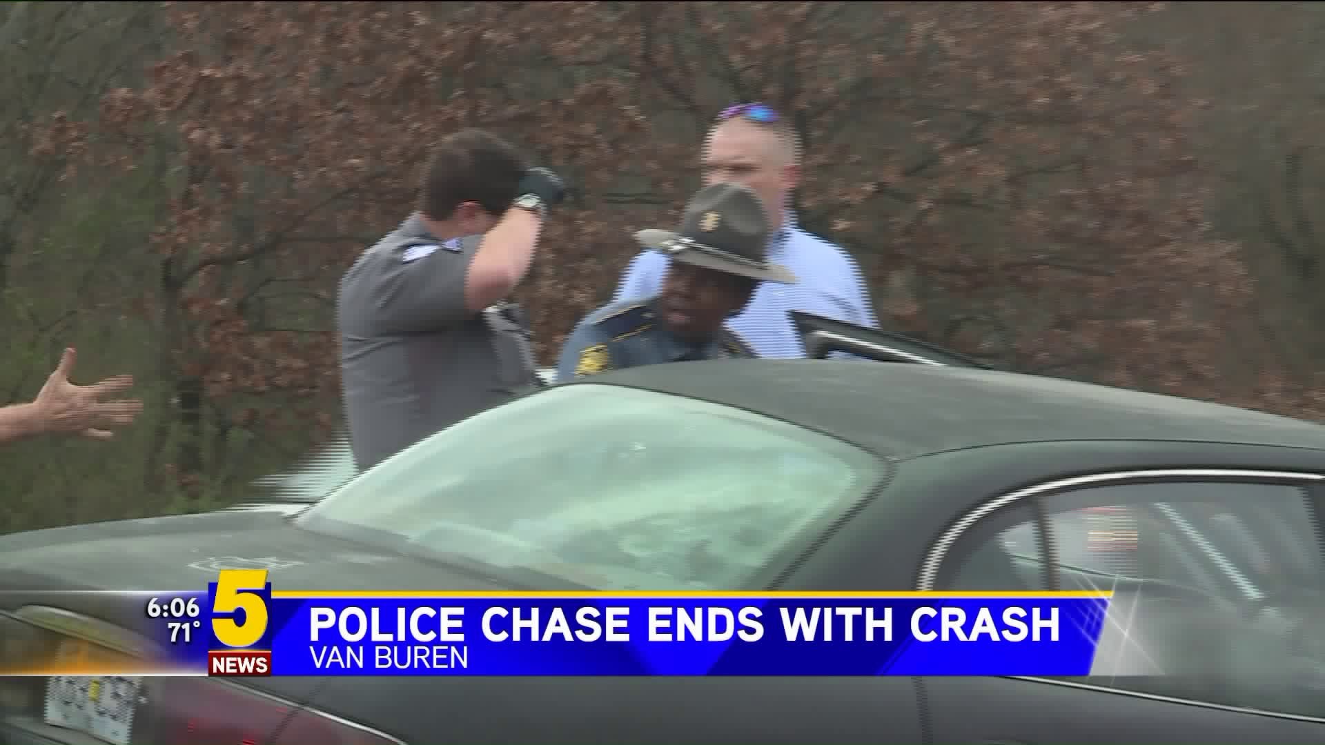 Van Buren Police Chase Ends With Crash