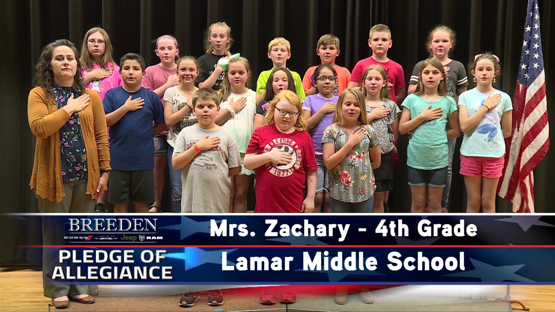 Mrs. Zachary  4th Grade Lamar Middle School