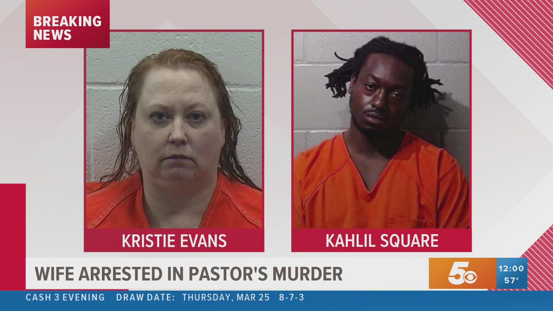 Two people have been arrested in connection to the murder of former pastor Dave Evan