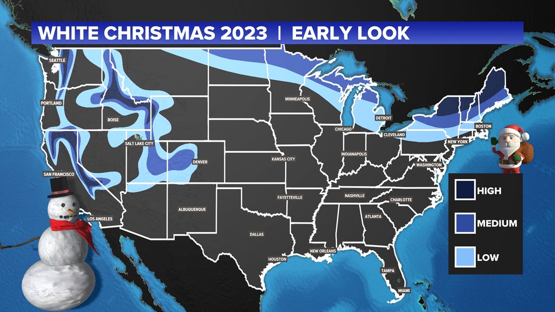 Will it snow on Christmas? States could have white Christmas forecast