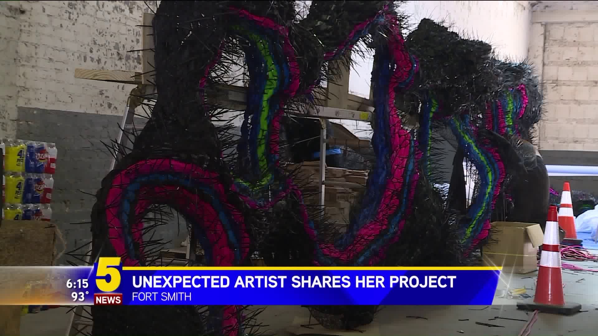 Unexpected Project Artist Showcases Her Work