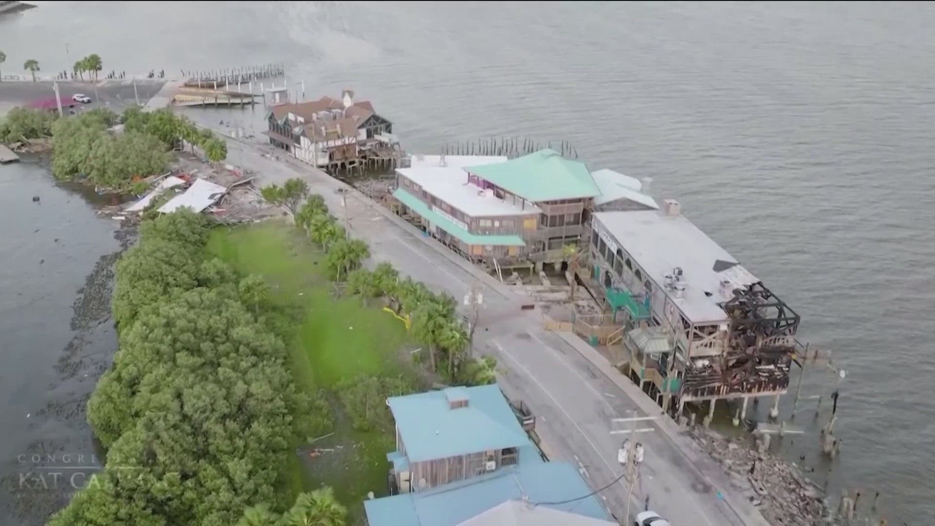 The storms made landfall one week ago in Northwestern Florida as a Category Four.