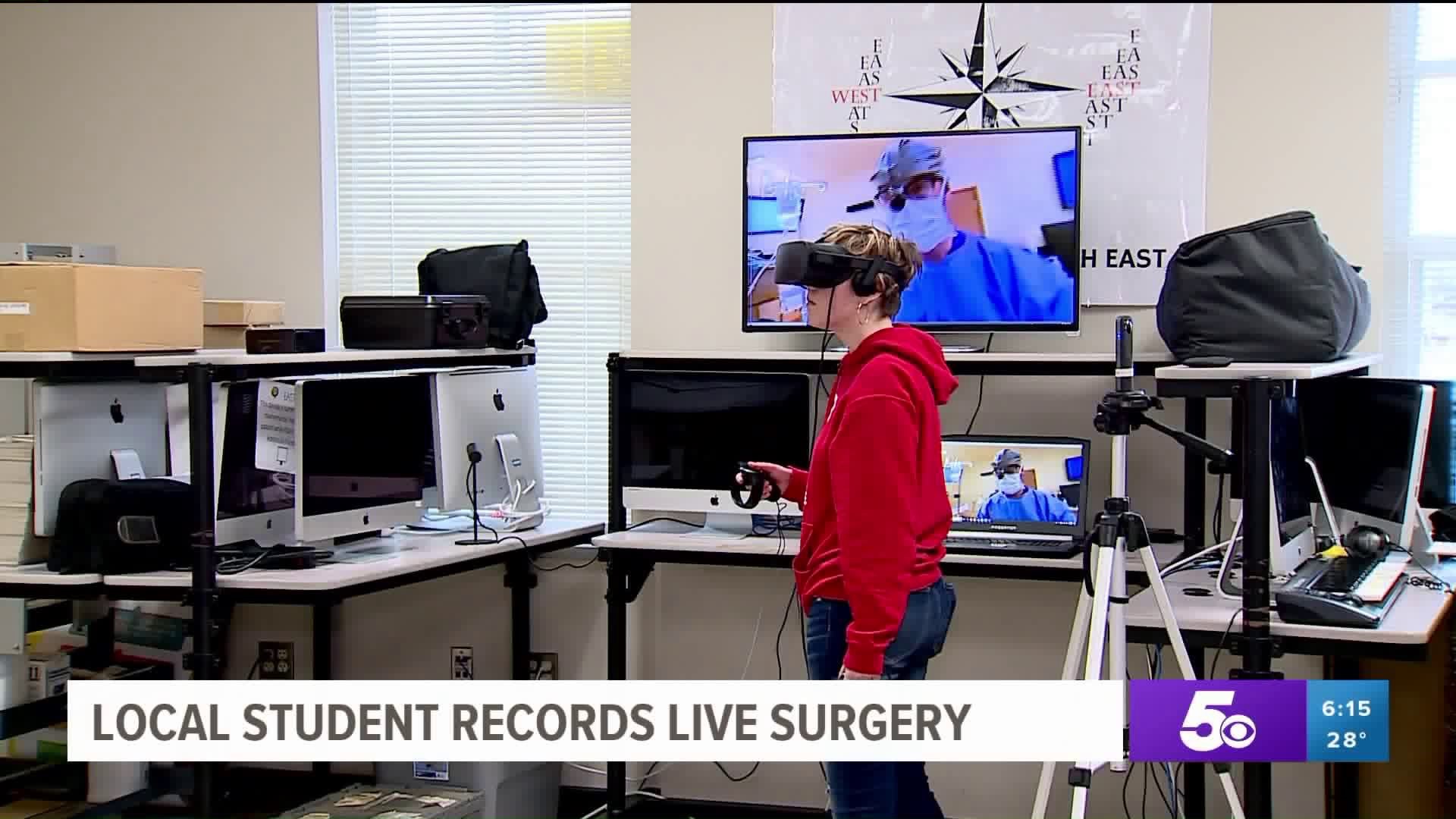 Prairie Grove High School Student Produces New Kind Of Surgical Video