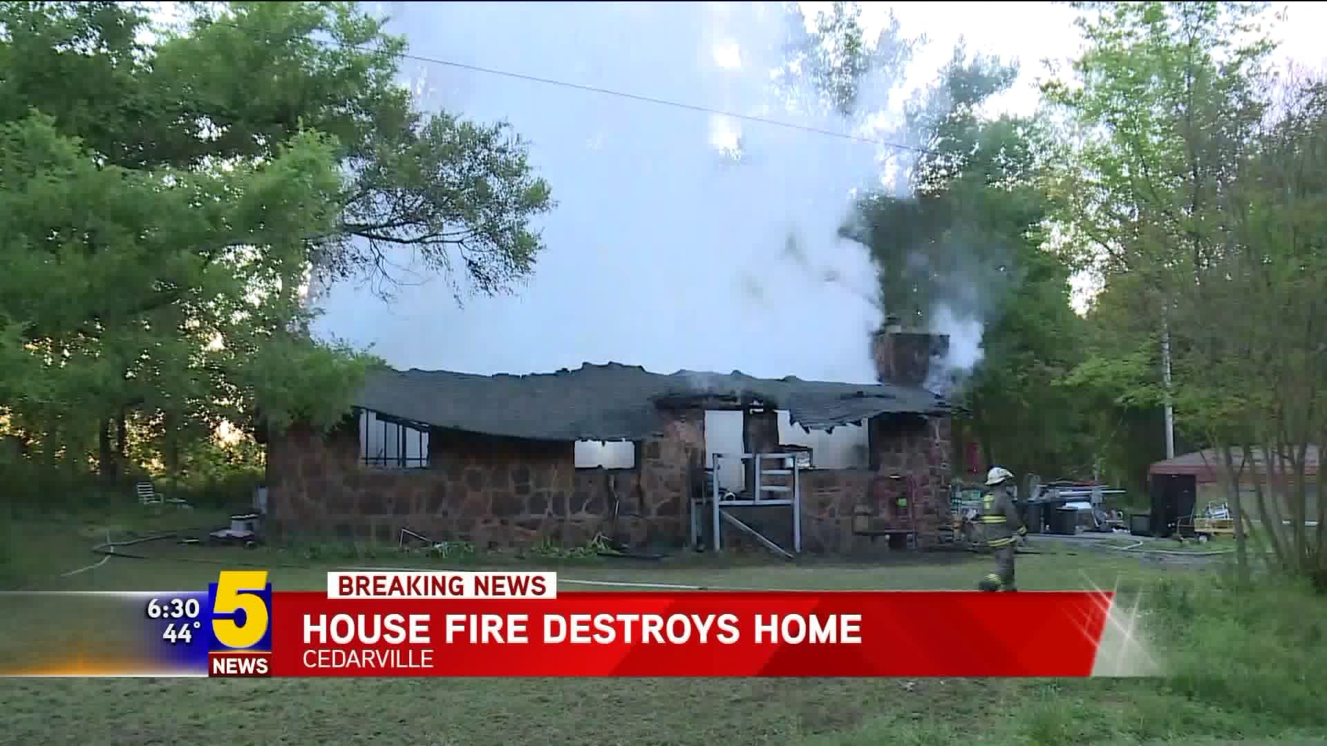 Cedarville House Fire