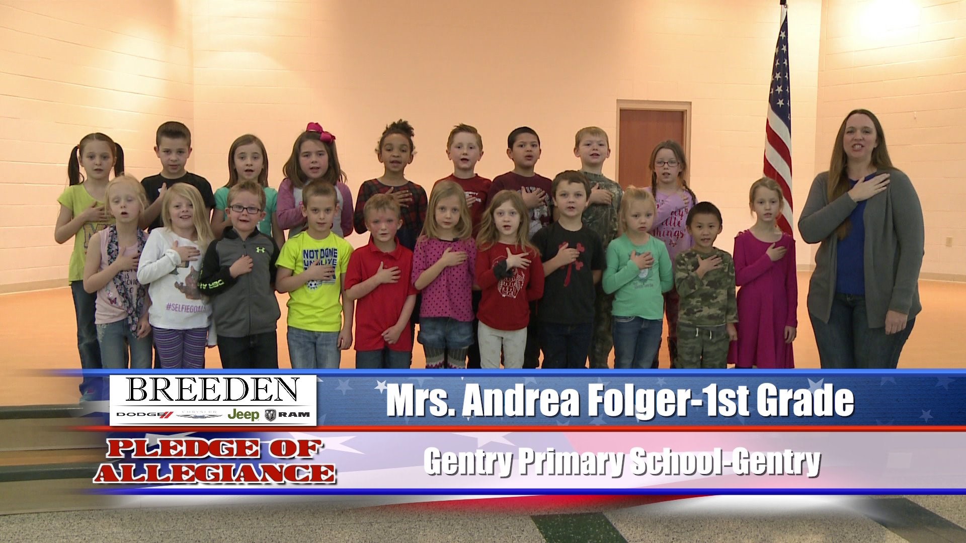Mrs. Andrea Folger  1st Grade  Gentry Primary School - Gentry