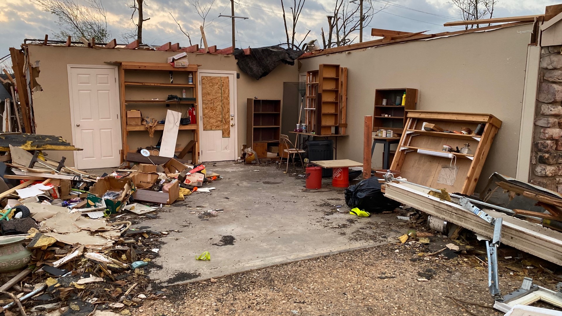 Work has been going on nonstop in central Arkansas to recover after the tornado outbreak tore through the state.