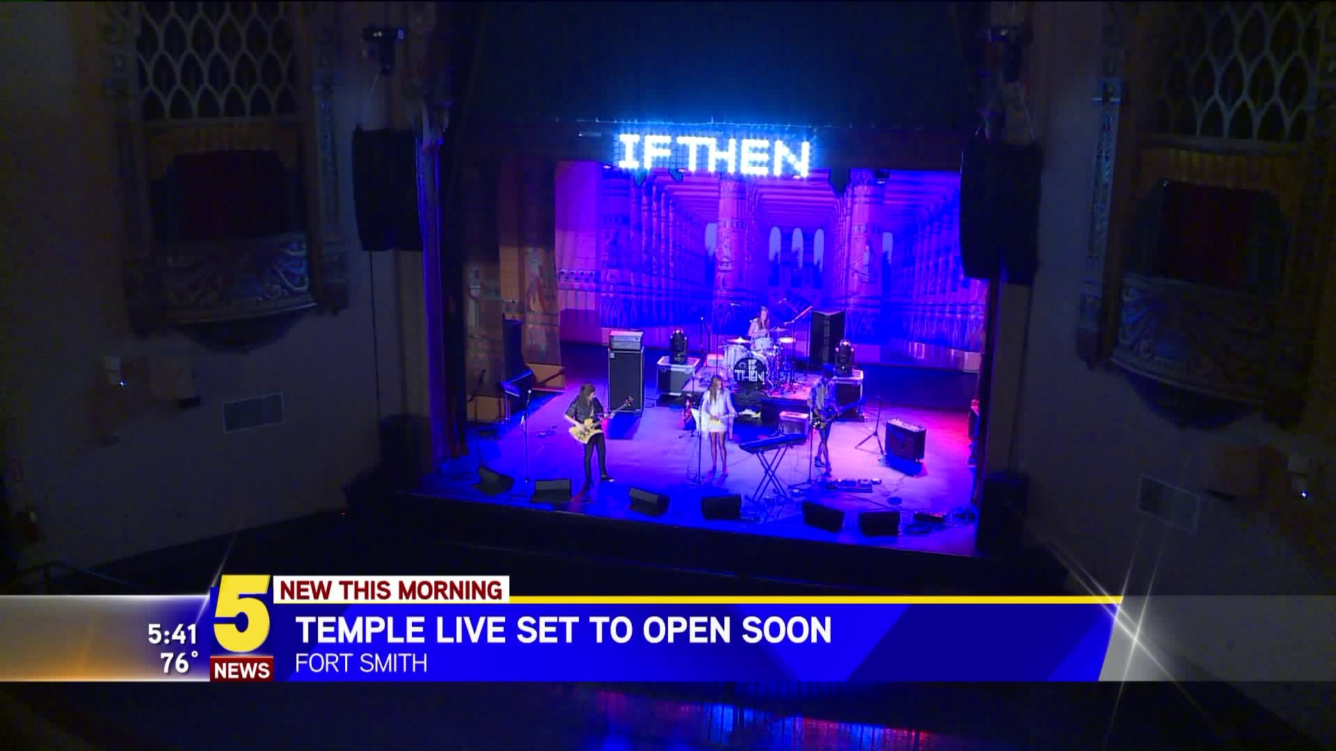 Temple Live Set To Open Soon