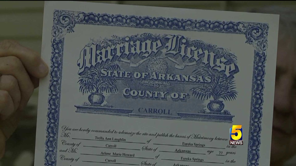 Fort Smith Couple First To Get A Same Sex Marriage License