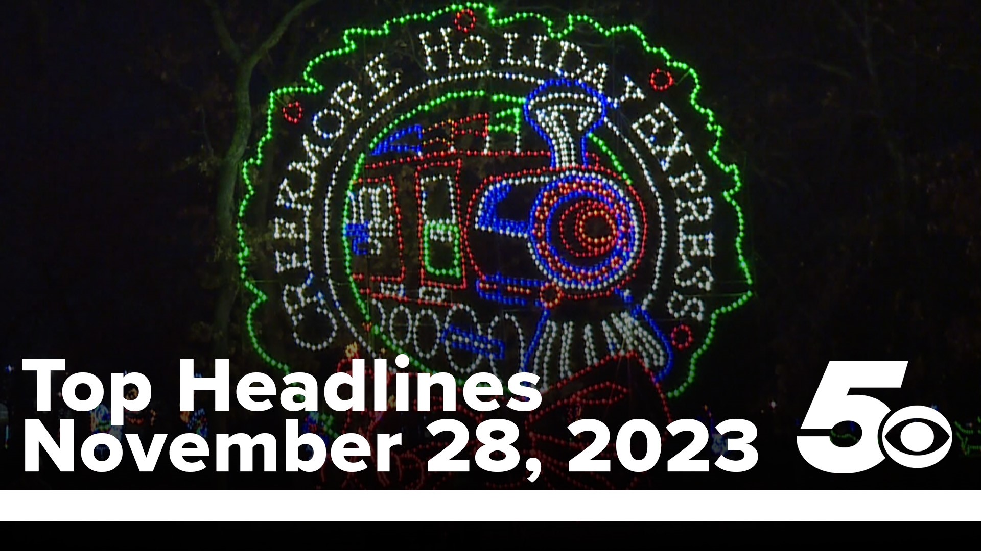The holiday season is in full swing. Watch your 5NEWS Top Headlines to find out what's new.