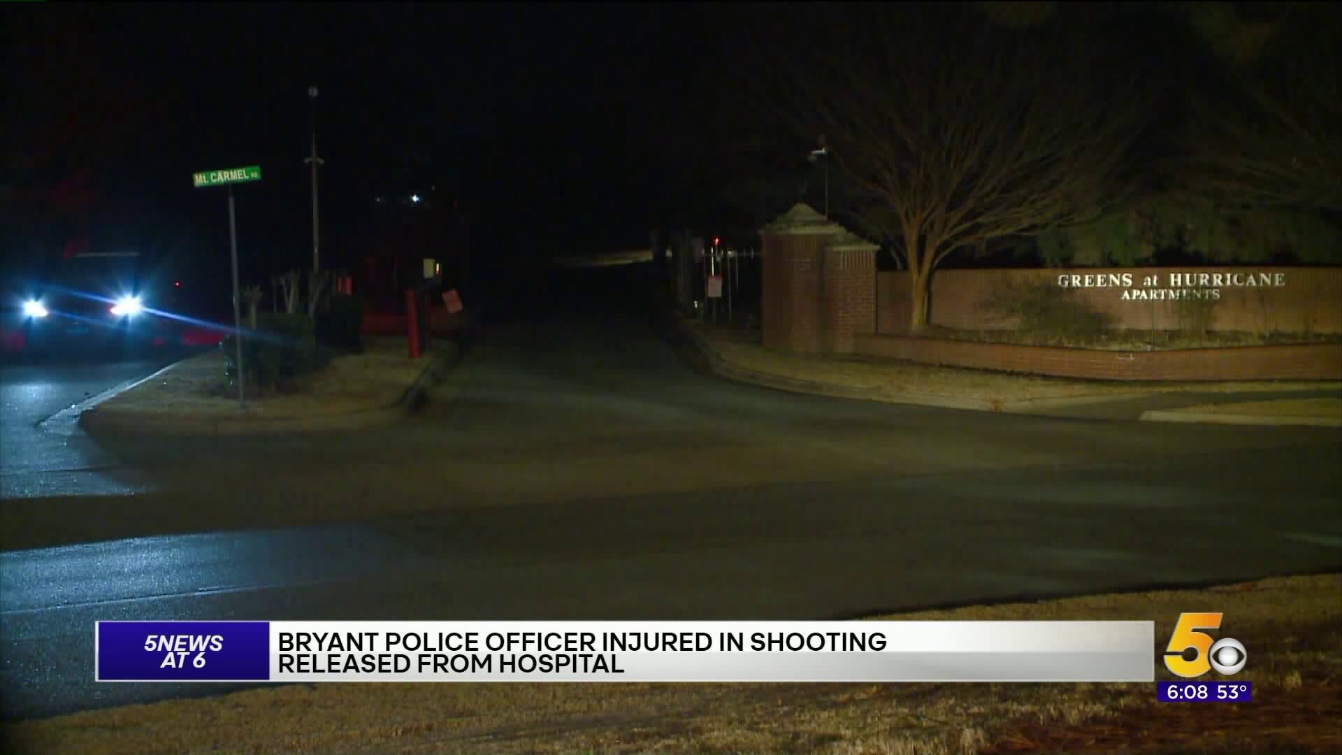 Bryant Police Officer Released From Hospital After Being Shot While Responding To A Call
