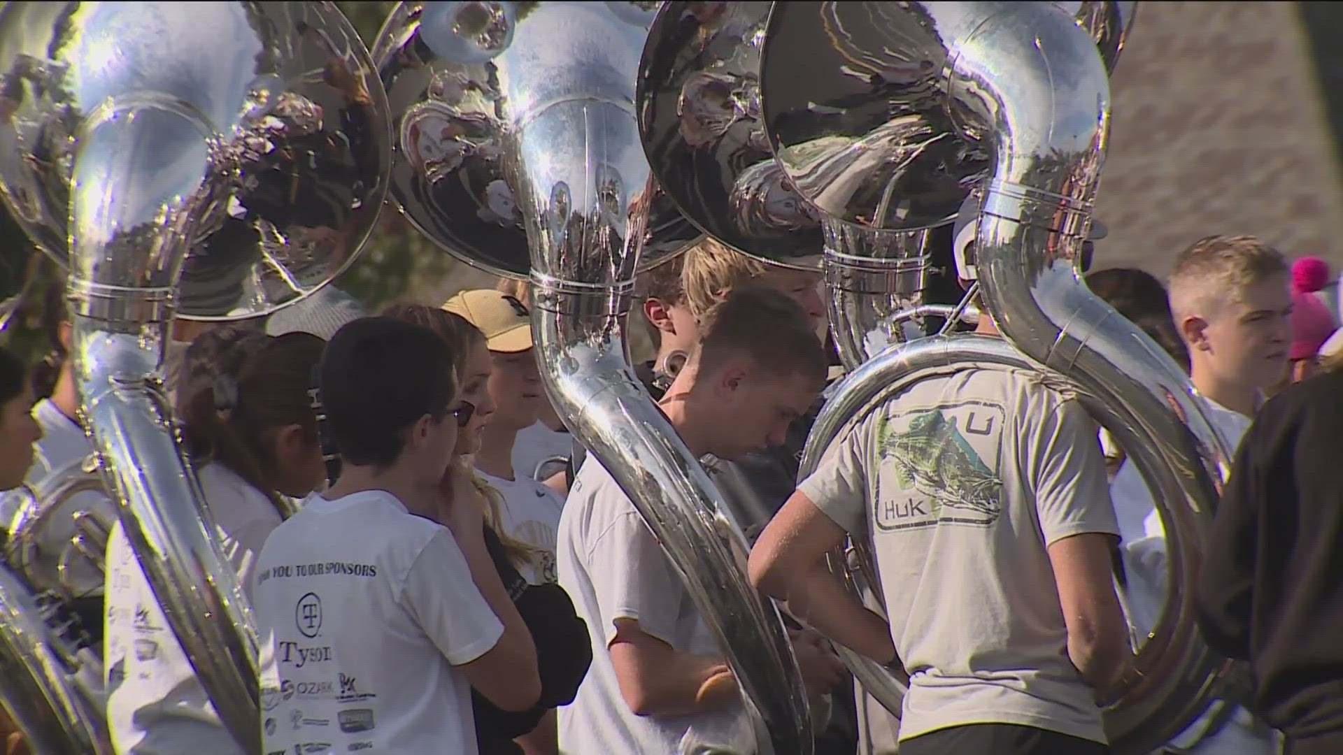 Lots of students, parents, and faculty at Bentonville High School are getting excited this week as they send off the school's band to Grand Nationals.