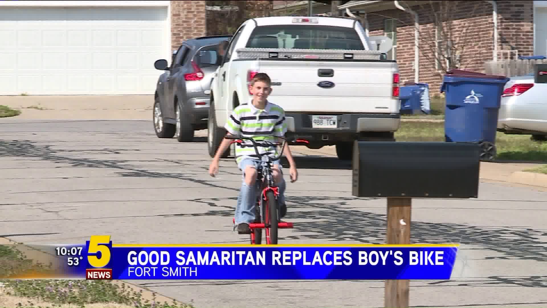 Good Samaritan Replaces Boy`s Bike In Fort Smith