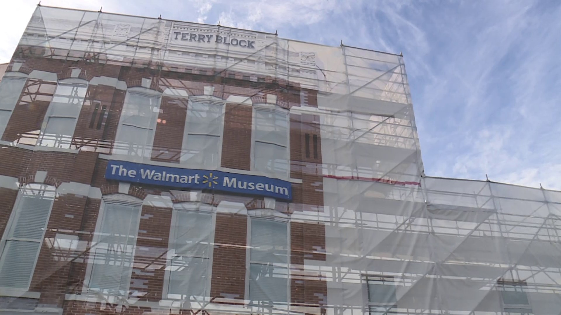 Walmart says the demolition and rebuilding of the historic buildings that house its museum was necessary to meet safety and structural requirements.