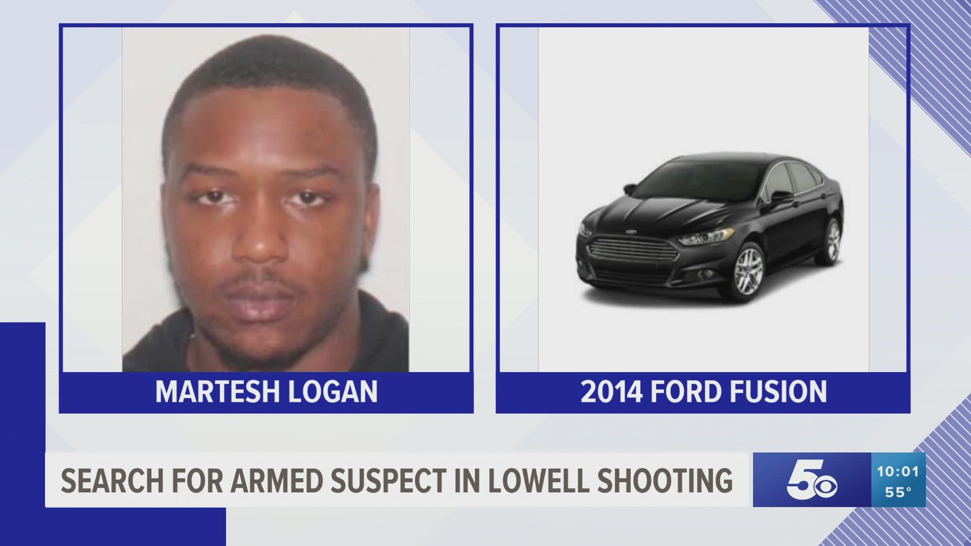 The suspect is identified as 24-year-old Martesh Shamar Logan of Springdale.
