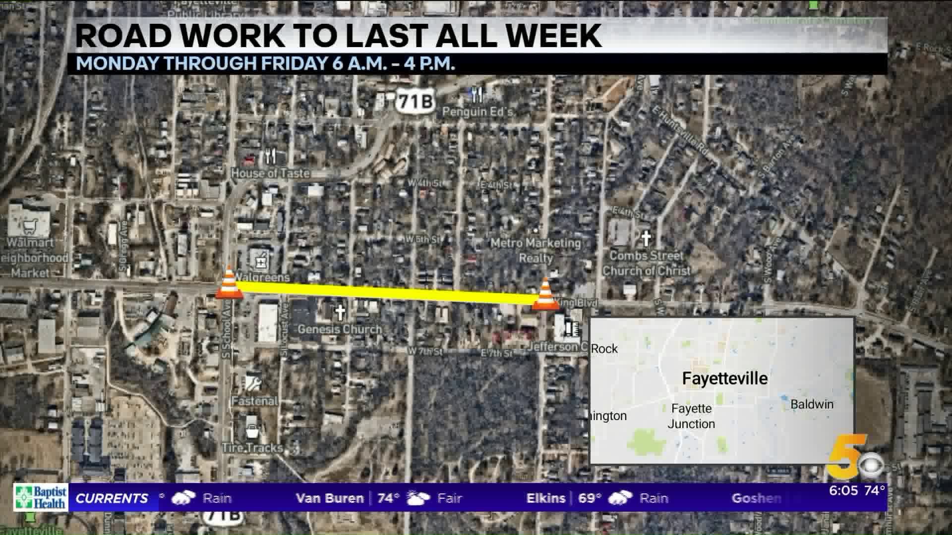 Road Closures In Fayetteville