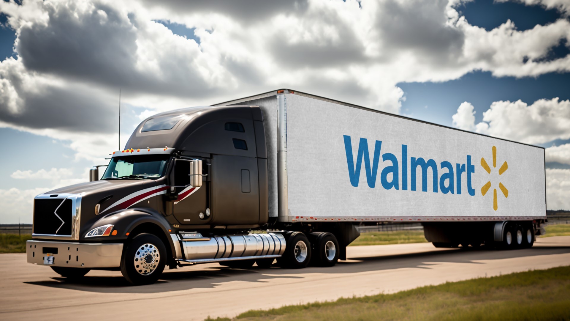 Walmart has unveiled a 15-liter natural gas zero-emission engine to power the future of it's shipping trucks.