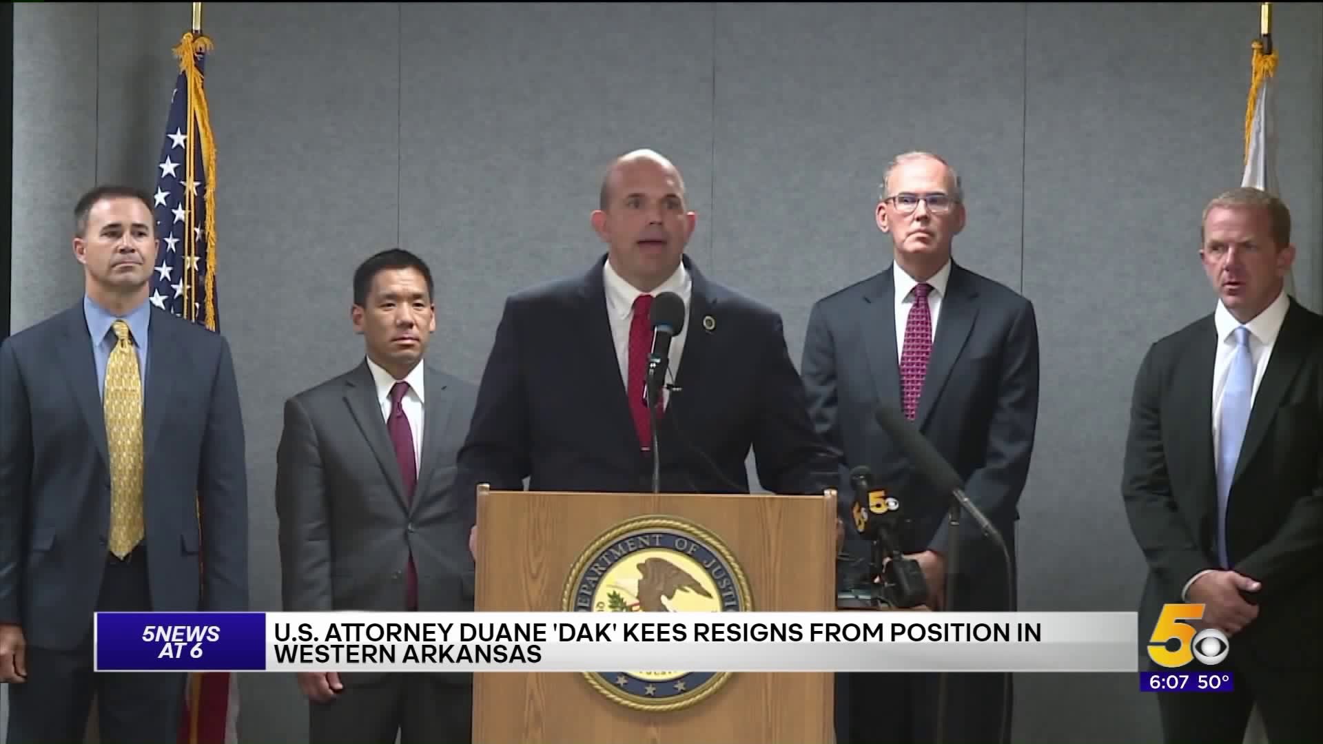 US Attorney Duane `Dak` Kees Resigns From Position In Western Arkansas