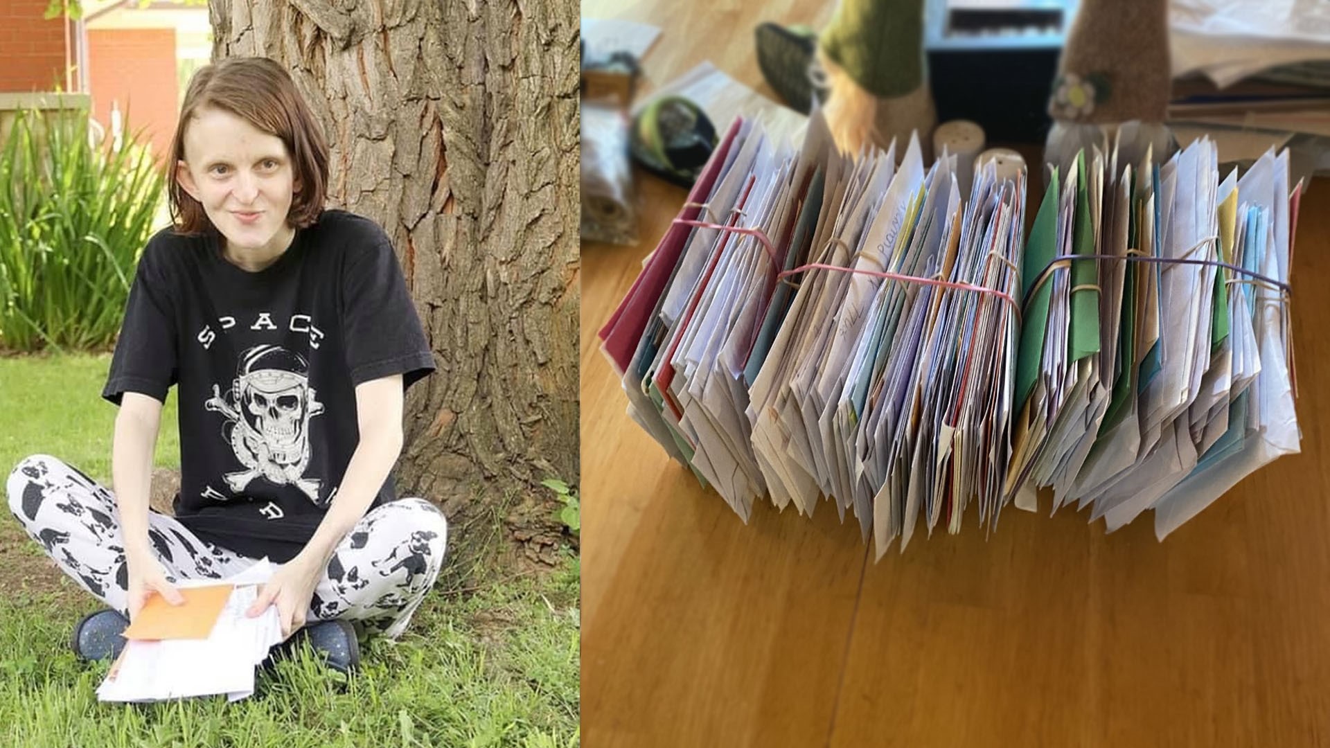 Despite her own adversities, one Arkansas woman is striving to make others happy by spreading kindness through handwritten letters.