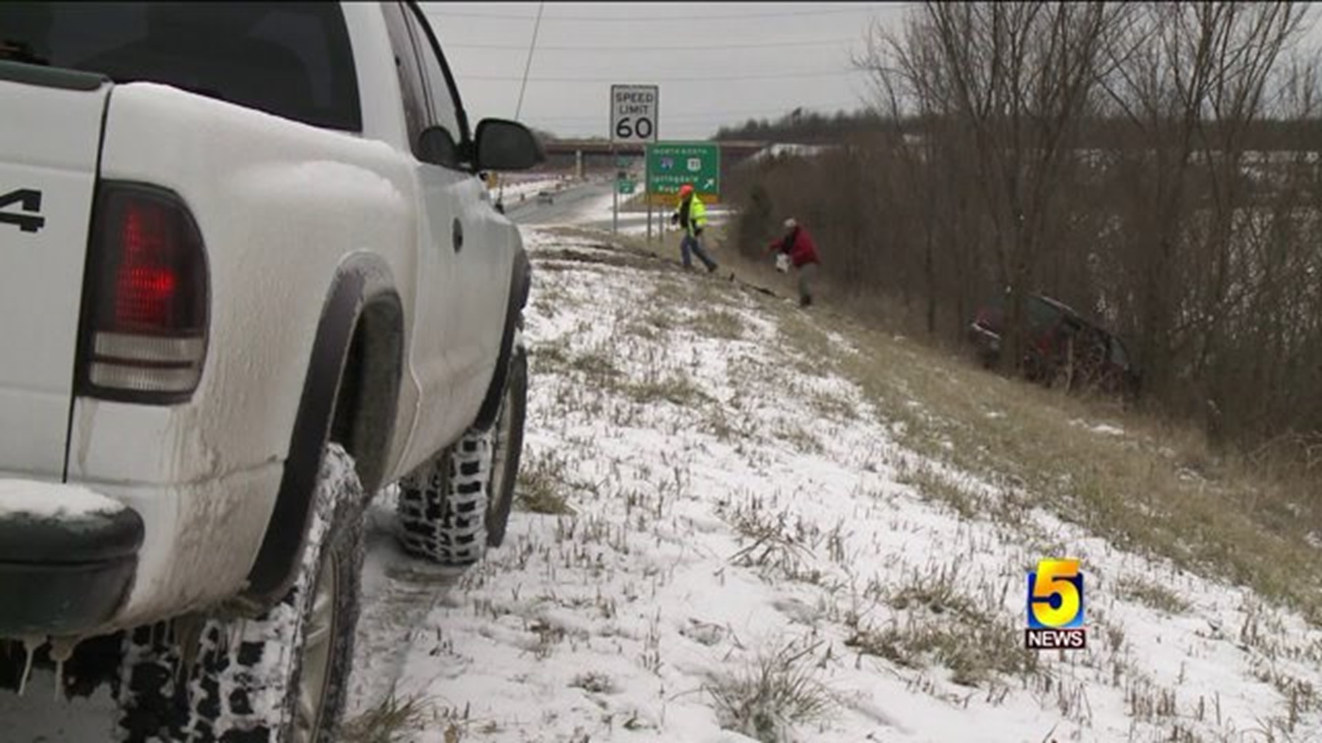 Snow Storm Hits Northwest Arkansas