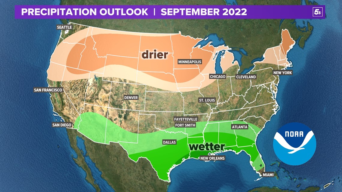 What to expect for the weather September 2022