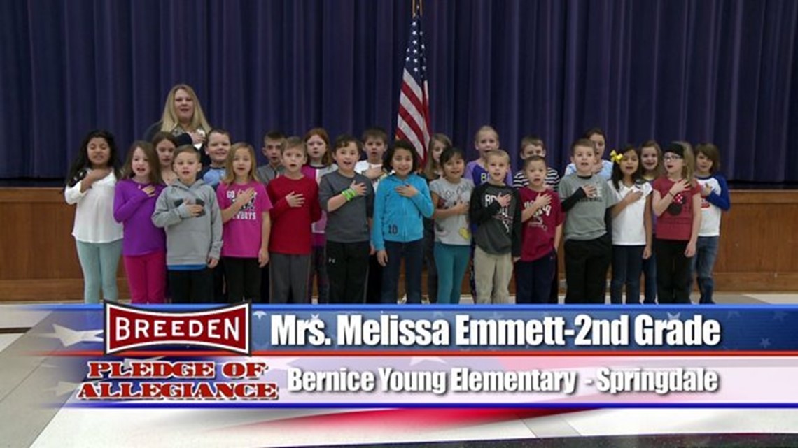Bernice Young Elementary Springdale, Mrs. Emmett Second Grade