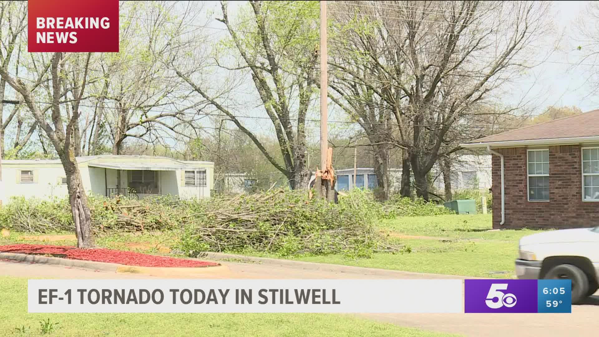 According to Stilwell Mayor Jean Wright, city crews started checking on residents to see if anyone was hurt as soon as the storm struck.