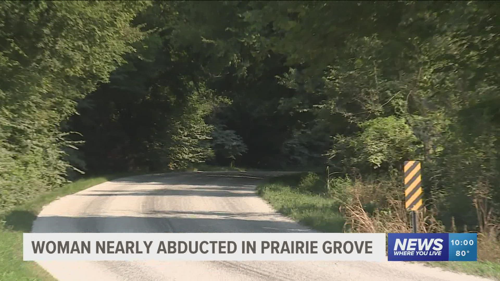 A woman says she was punched and cut on her arm during a possible attempted abduction off Hogeye Rd. She said, “I reached for my gun, and he took off running."