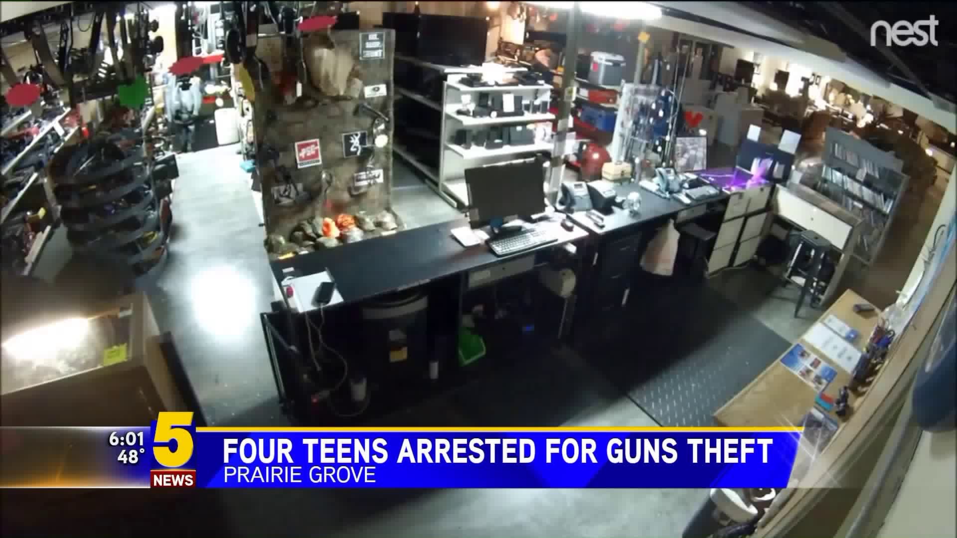 Four Teens Arrested For Stealing Guns From Ace Hardware In NWA