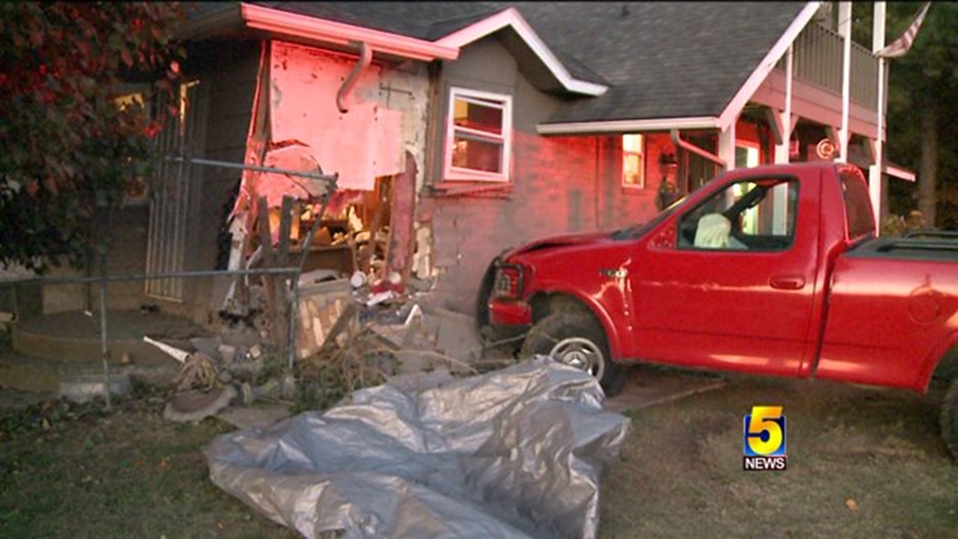 Truck Crashes Into Lowell Home