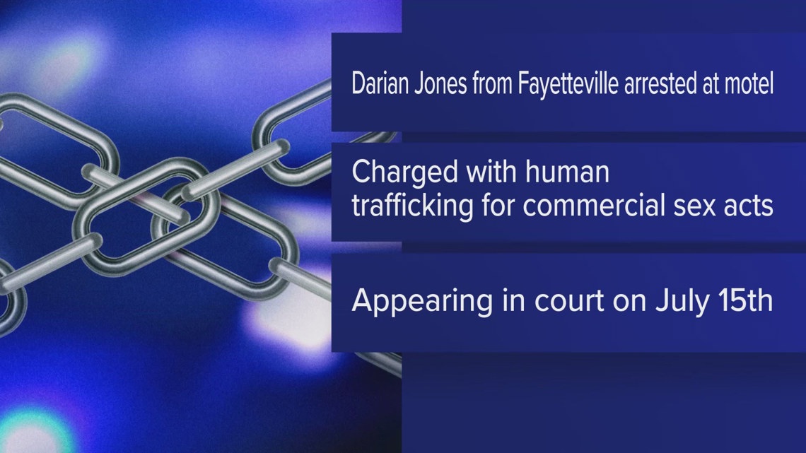 Man arrested in Fayetteville human trafficking sting