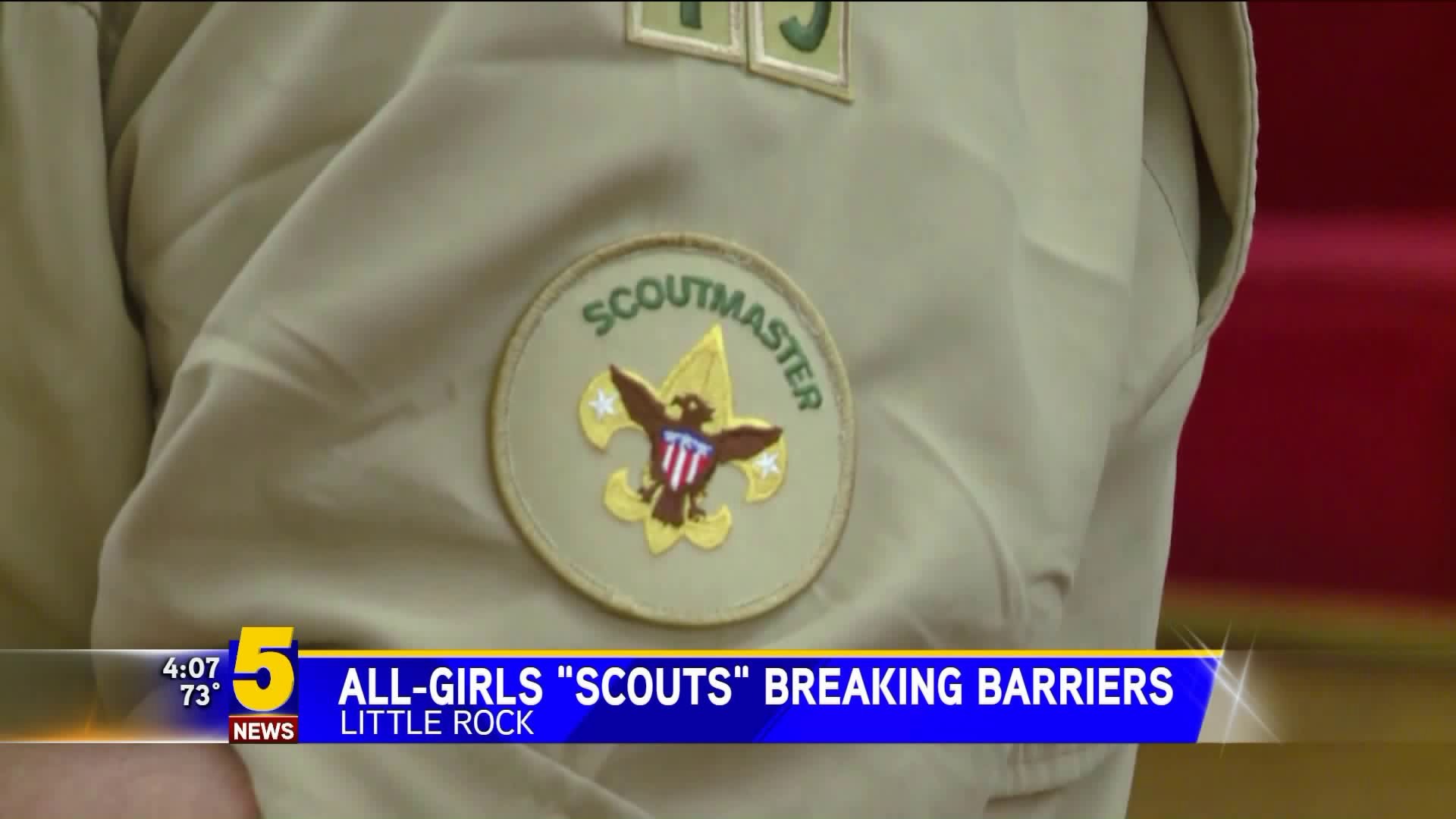 All-Girls "Scouts" Breaking Barriers In Central Arkansas
