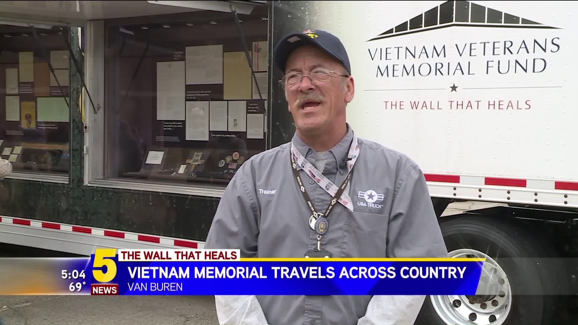 Vietnam Memorial Travels Across Country